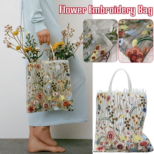 Women mesh hand embroidered - mesh,