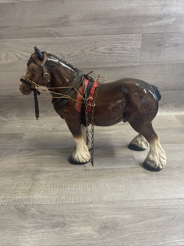 Vintage shire horse figurine - vintage,