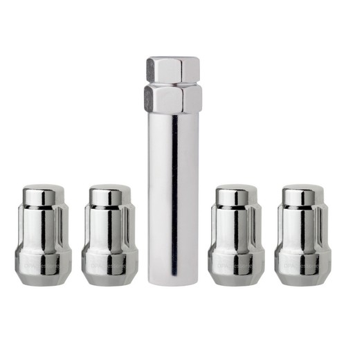 Chrome wheel locks compatible - wheel,