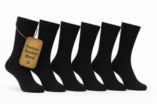 6 Pairs Bamboo Socks Mens