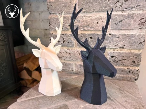 Stag head wall - stag's, decor