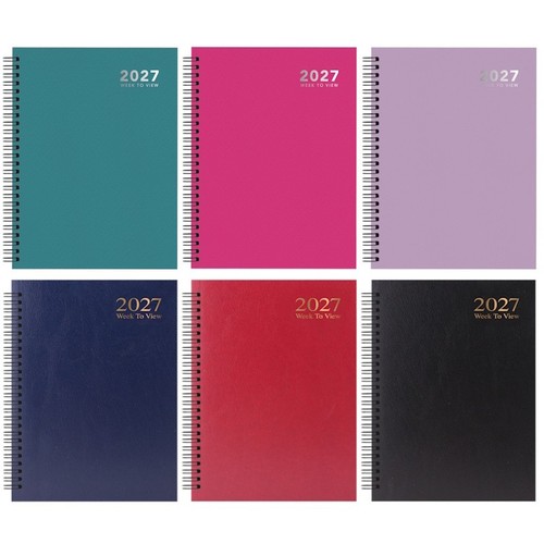 2027 week view diary - week,