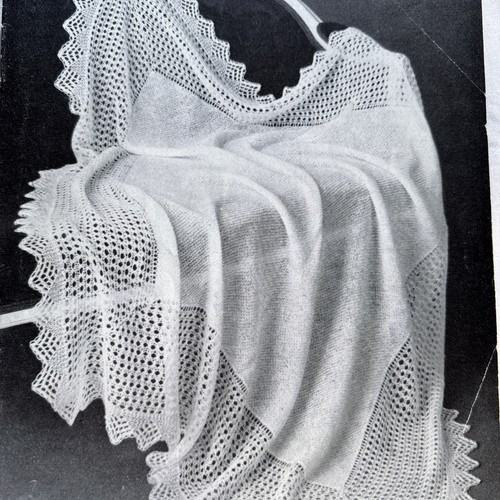 Heirloom baby shawls 1950 - heirloom,