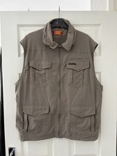 Bear Grylls X Craghoppers Utility Vest Gilet Brown Grey XXL Fishing Jacket