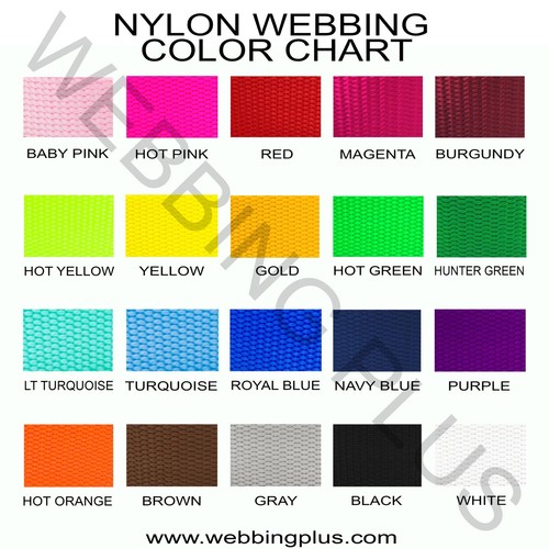 Inch nylon webbing medium - 1/2,