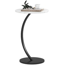 HOMCOM C Shaped Side Table