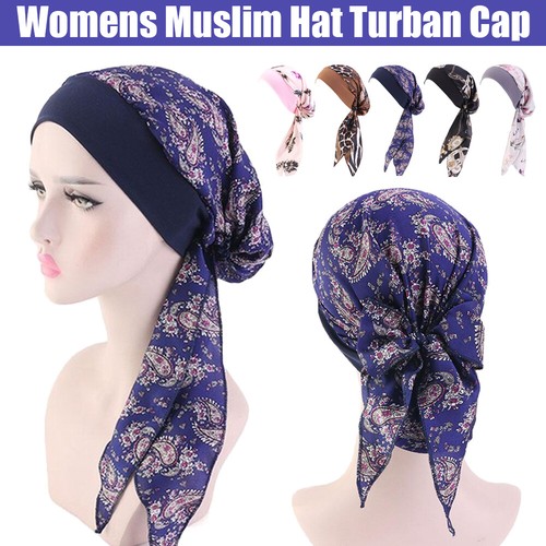 Pre tied turban hat - pre-tied,