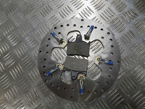 Rear brake disc pads and - disc,