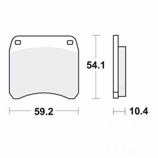 TRW Standard Brake Pads front