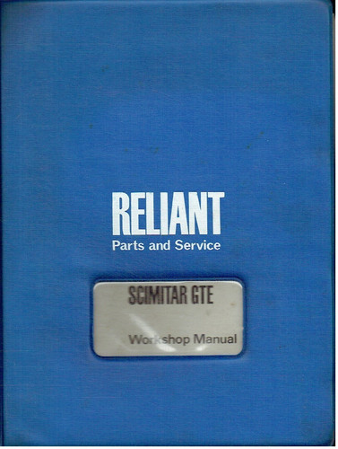 Reliant scimitar gte se5 - reliant,