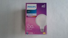 Philips LED Premium Classic G120 Frosted Light Bulb Globe Non Dimmable