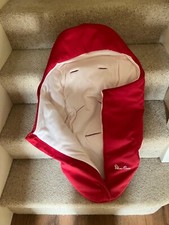 Silver Cross Surf Snug Cosy Toes In Chilli Red Fleece Lined 