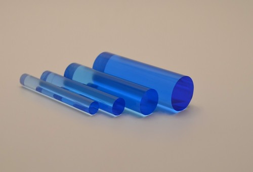 Fluorescent blue acrylic - blue,
