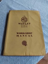 MG Midget Series TD and TF Factory Workshop Manual VGC FREE POST XPAG 1250 1500