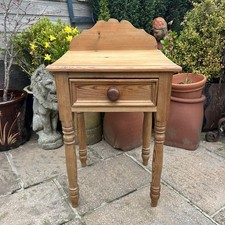 Vintage Repro Pine Bedside