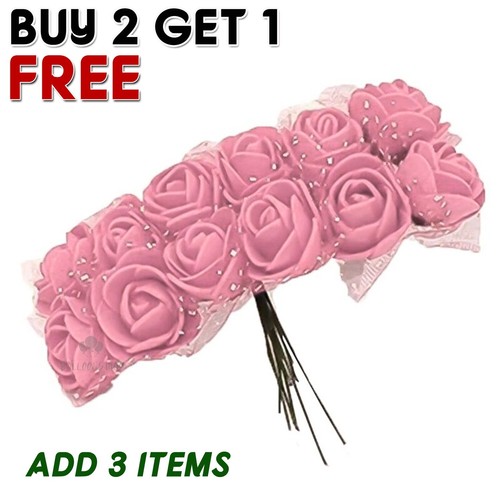 144pcs artificial flowers - 144pcs, mini