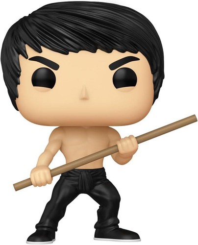 Bruce lee with staff pop - staff,