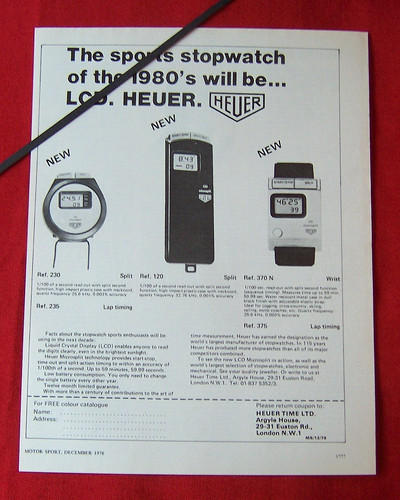 Heuer microsplit lcd - heuer,