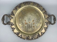Vtg grapevine silverplate on - ,