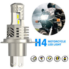 Bright H4 LED White Headlight Bulb 5000LM High / Low Beam Motorcycle Lamp 6000K