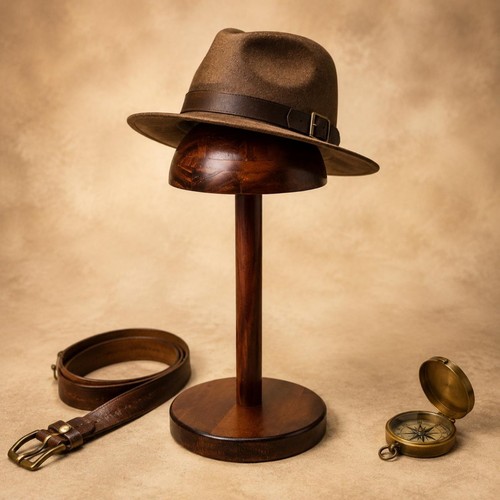 Vintage hat display stand - display,