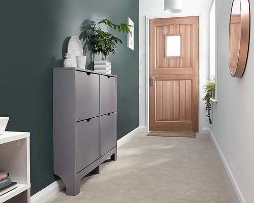 Gfw grey narrow wall mounted - grey,
