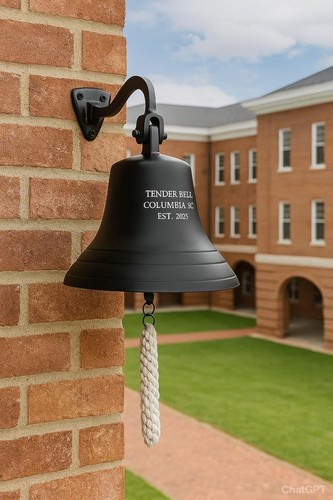 Personalized brass bell - personalized,
