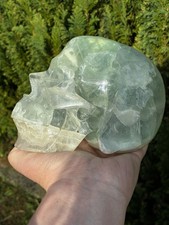 Large Green Fluorite Skull