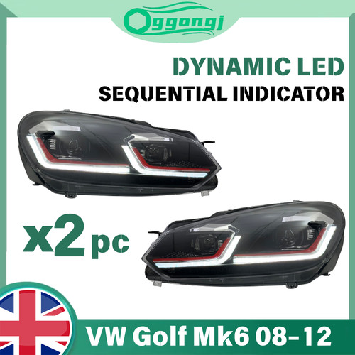 Golf mk6 12 headlights - golf, 08-12
