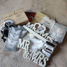 Wedding Decorations Bundle Mr& Mrs Bunting Garland Used/New