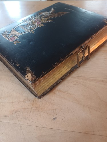 Large victorian album - victorian,