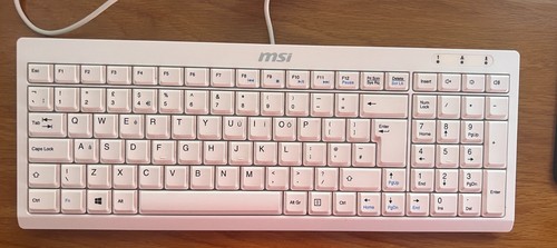 Reduced msi white wired - reduced!!,
