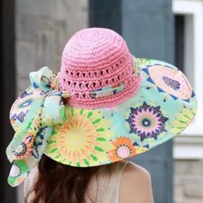 Colourful Women Summer Sun Hat