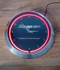 Snap On Tools Neon Clock Wall