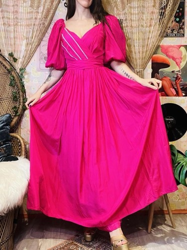 Vintage 1980s puff sleeve - 1980s,