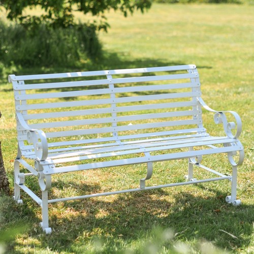 Claydon cream garden bench - 'claydon',