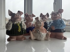 NatWest Piggy Banks Pigs Full Set of 5 by Wade