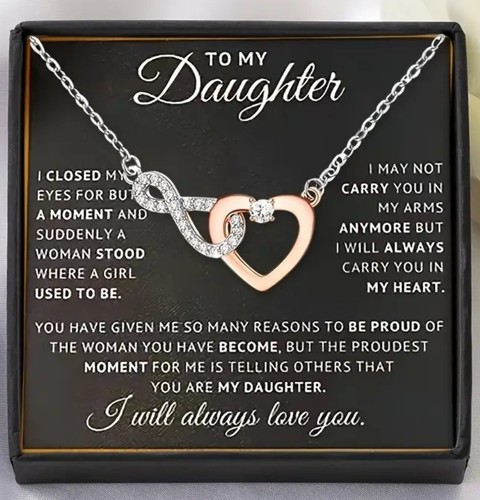 Daughter heart silver - my,