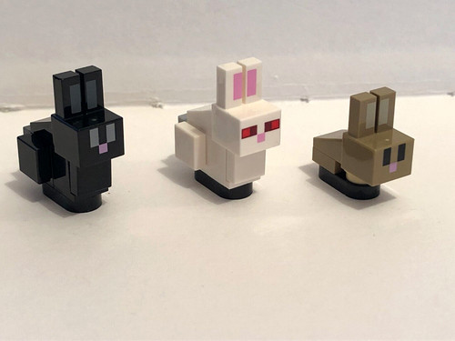 Lego minecraft rabbits bunnies - lego,