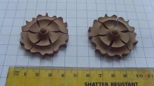 One pair wood - one, case