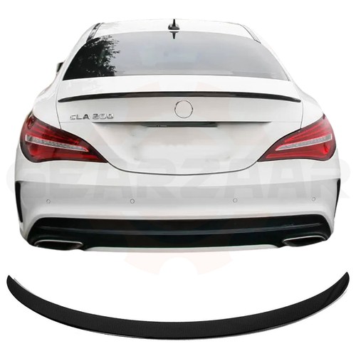 Gloss black rear boot trunk - black,