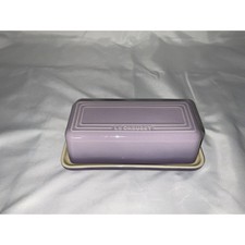 NWT NEW LE CREUSET BLUEBELL PROVENANCE PURPLE STONEWARE BUTTER DISH