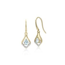 Classic Pear Aquamarine &