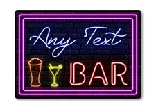 Personalised Bar Sign METAL