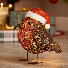 Rattan robin christmas - rattan,