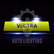For Vauxhall Vectra C 03+ Xenon White LED Number Plate Light Bulbs *SALE*