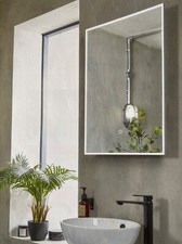Bathroom mirror with led