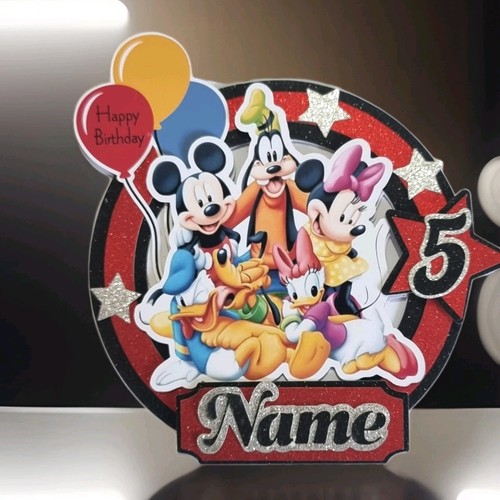 Mickey mouse cake - cake, topper