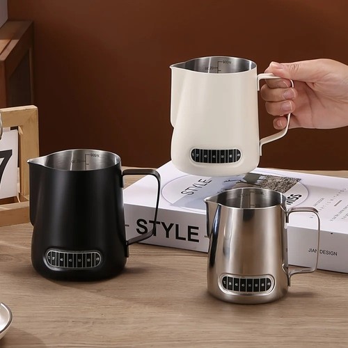 Stainless steel milk frothing - milk,