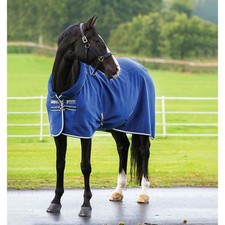 Horseware Rambo Cosy Fleece Rug - Navy/Beige/Baby Blue